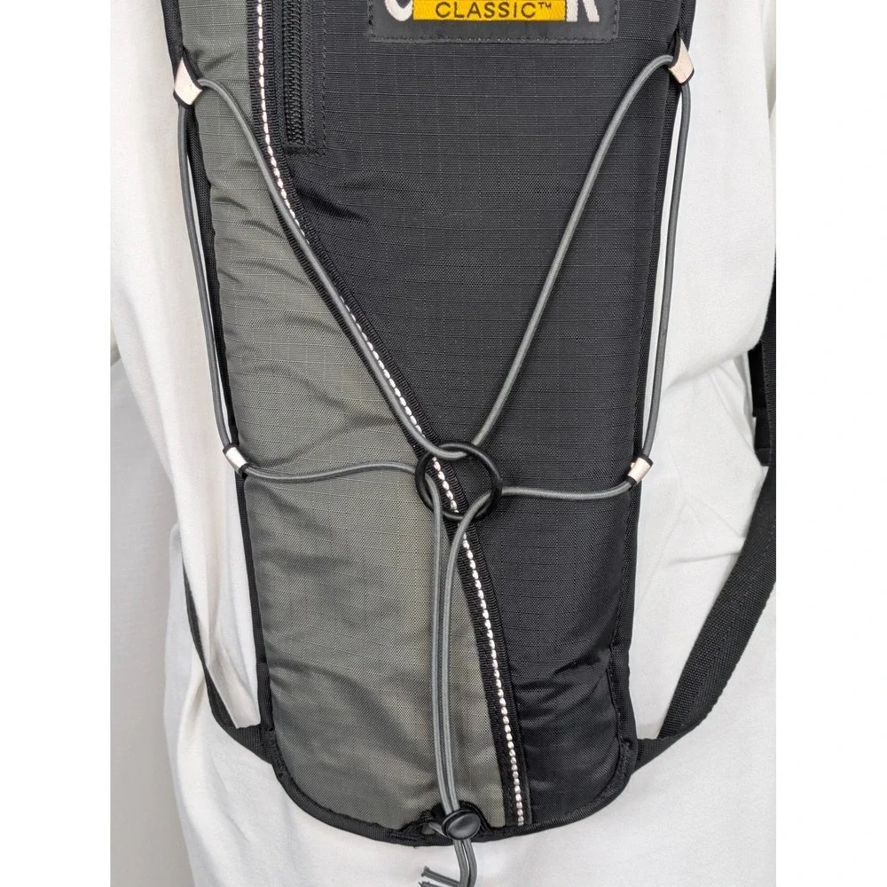 CamelBak Classic Hydration Pack Backpack Black Gray Water Reservoir Hiking Bike